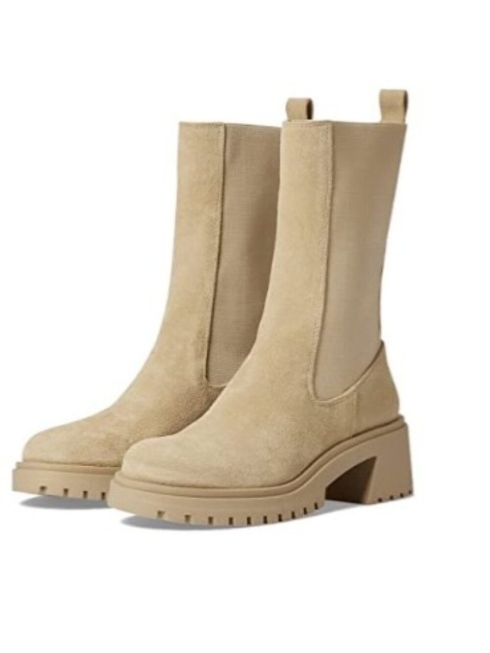 Steve Madden Women’s Hesitant Boot Sand Suede Size 7 New without Box